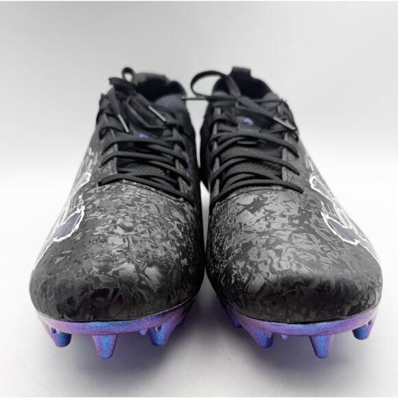Under Armour Mens Blur Smoke Suede 2.0 MC Molded Football Cleat US 13 Black NWOB main image 8